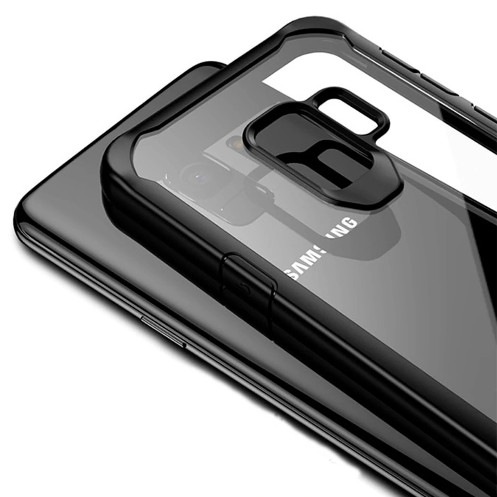 Чехол Ipaky LuckCool TPU+PC Transparent Silicon Case Red для Samsung G960 Galaxy S9