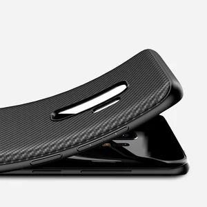 Чехол Ipaky Musy Carbon Silicon Case Black для Samsung G960 Galaxy S9