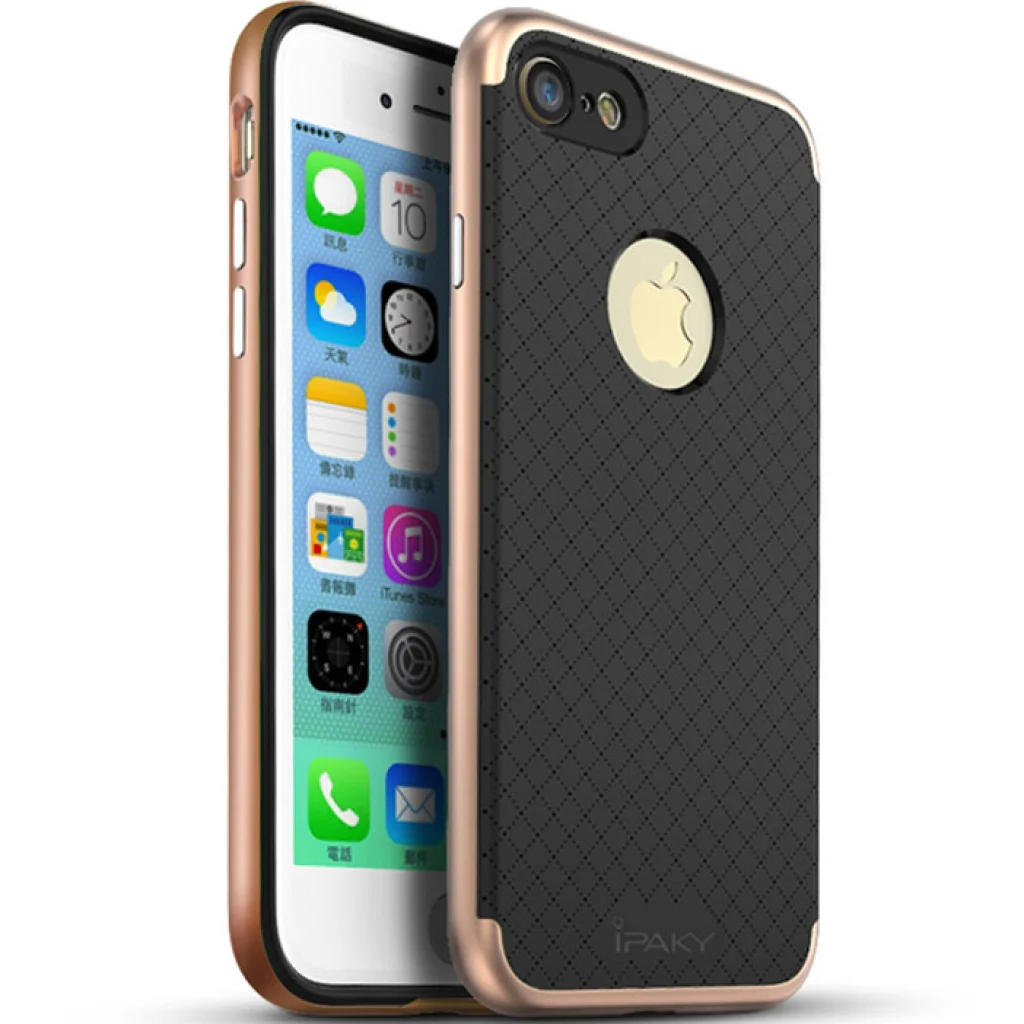 Чехол Ipaky TPU+PC Frame Silicon Case Rose Gold для iPhone 8