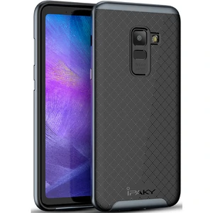 Чехол Ipaky TPU+PC Frame Silicon Case Gray для Samsung A730 Galaxy A8 Plus 2018