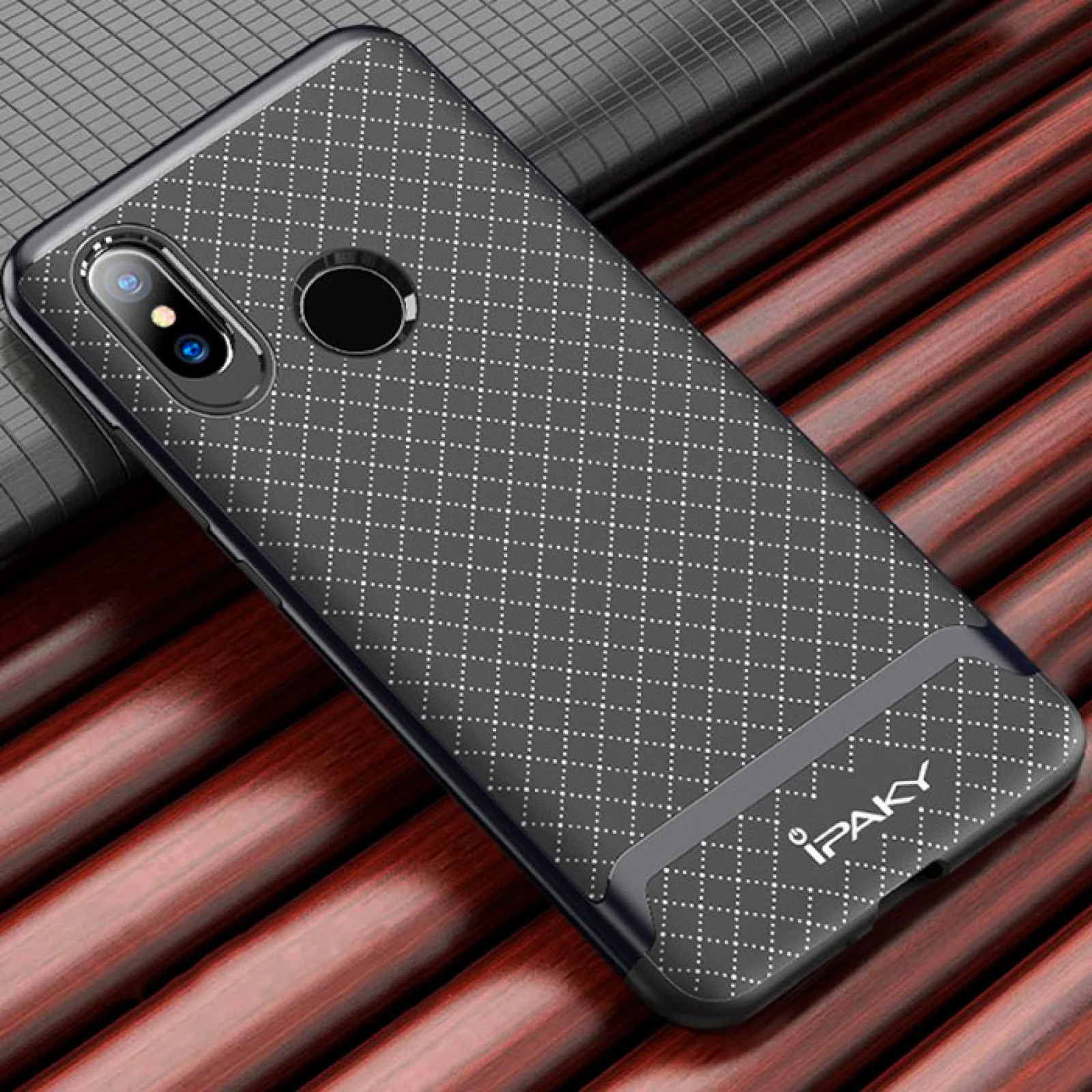 Чехол Ipaky TPU+PC Frame Silicon Case Gray для Xiaomi Mi 6x, Xiaomi Mi A2
