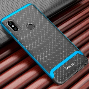 Цвет: Синий - Чехол Ipaky TPU+PC Frame Silicon Case Blue для Xiaomi Redmi Note 5, Xiaomi Redmi Note 5 Pro