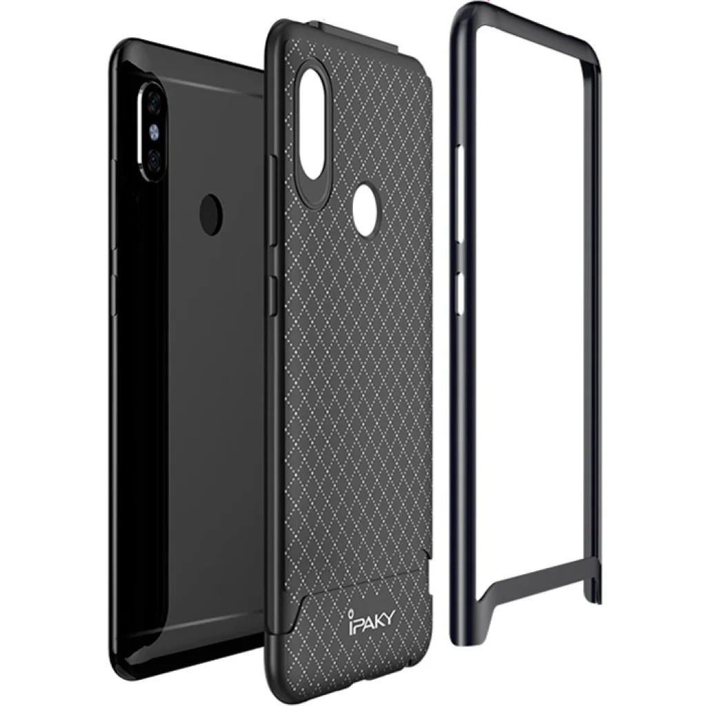 Чехол Ipaky TPU+PC Frame Silicon Case Grey для Xiaomi Redmi Note 5, Xiaomi Redmi Note 5 Pro