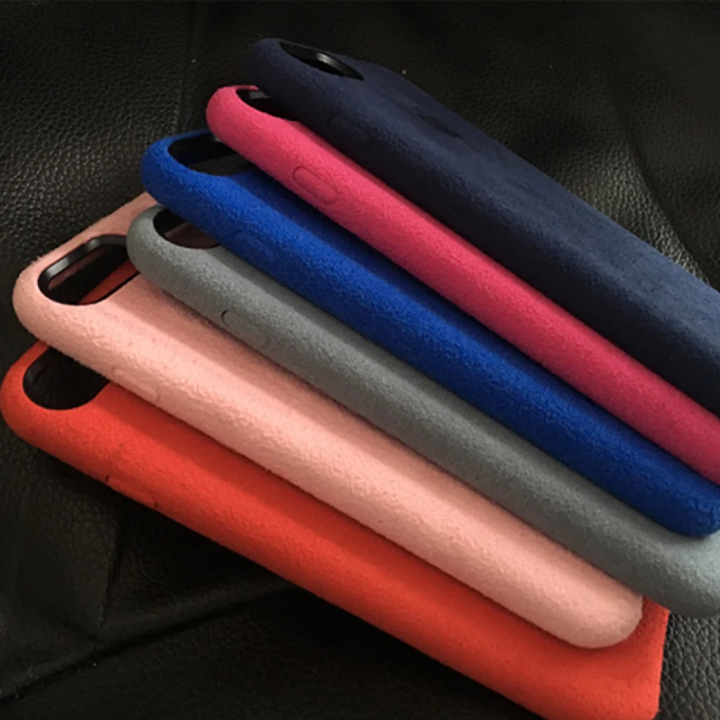Чехол Alcantara Cover Rose для iPhone X