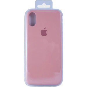 Цвет: Розовый - Чехол Apple iPhone XR Silicone Case Powder Pink (08) (HQCo)