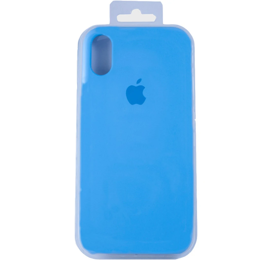 Чехол Apple iPhone XR Silicone Case Sky Blue (HQCo)