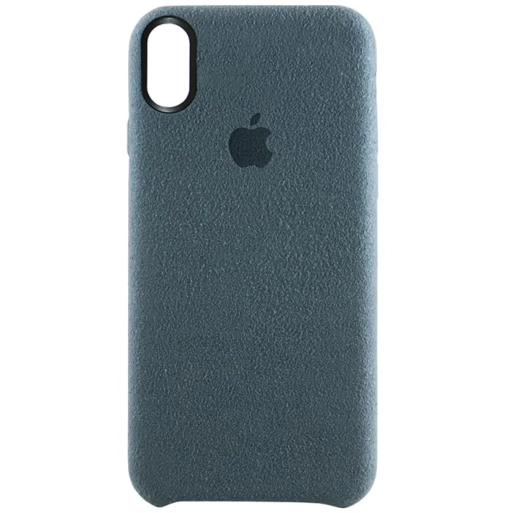 Чехол Alcantara Cover Grey для iPhone X