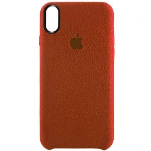 Цвет: Красный - Чехол Alcantara Cover Red для iPhone X