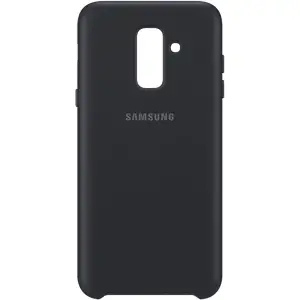 Цвет: Черный - Чехол Samsung Galaxy A6+ 2018 (SM-A605) Dual Layer Cover Black (EF-PA605CBEGRU)