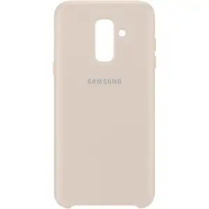Цвет: Золотой - Чехол Samsung Galaxy A6+ 2018 (SM-A605) Dual Layer Cover Gold (EF-PA605CFEGRU)