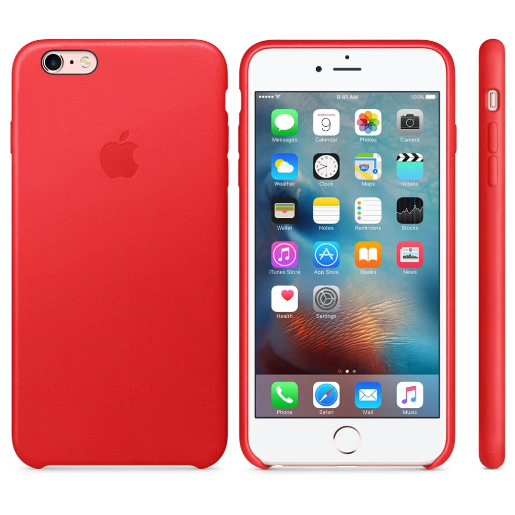 Чохол Apple iPhone 6s Plus Leather Case Product Red MKXG2