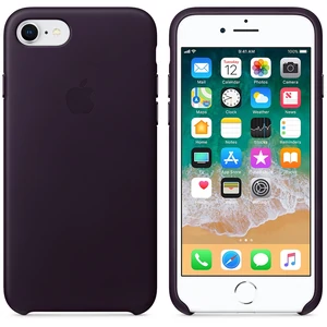 Колір: Фіолетовий - Чохол Apple iPhone 8, iPhone 7 Leather Case Dark Aubergine MQHD2