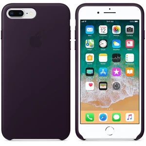 Колір: Фіолетовий - Чохол Apple iPhone 8 Plus, iPhone 7 Plus Leather Case Dark Aubergine MQHQ2