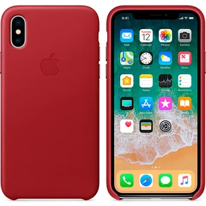 Чохол Apple iPhone X Leather Case Product Red (MQTE2)
