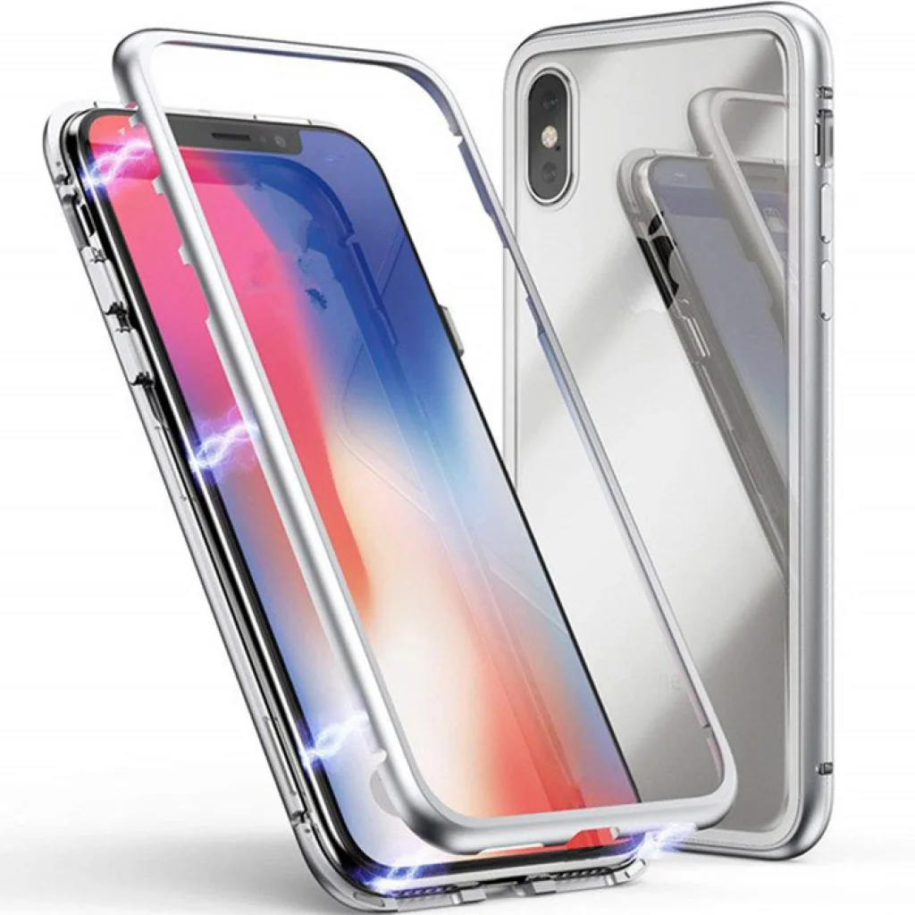 Чохол Apple iPhone XS Max Metal Magnetic Case Silver