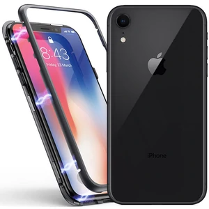 Цвет: Черный - Чехол Apple iPhone XR Metal Magnetic Case Black