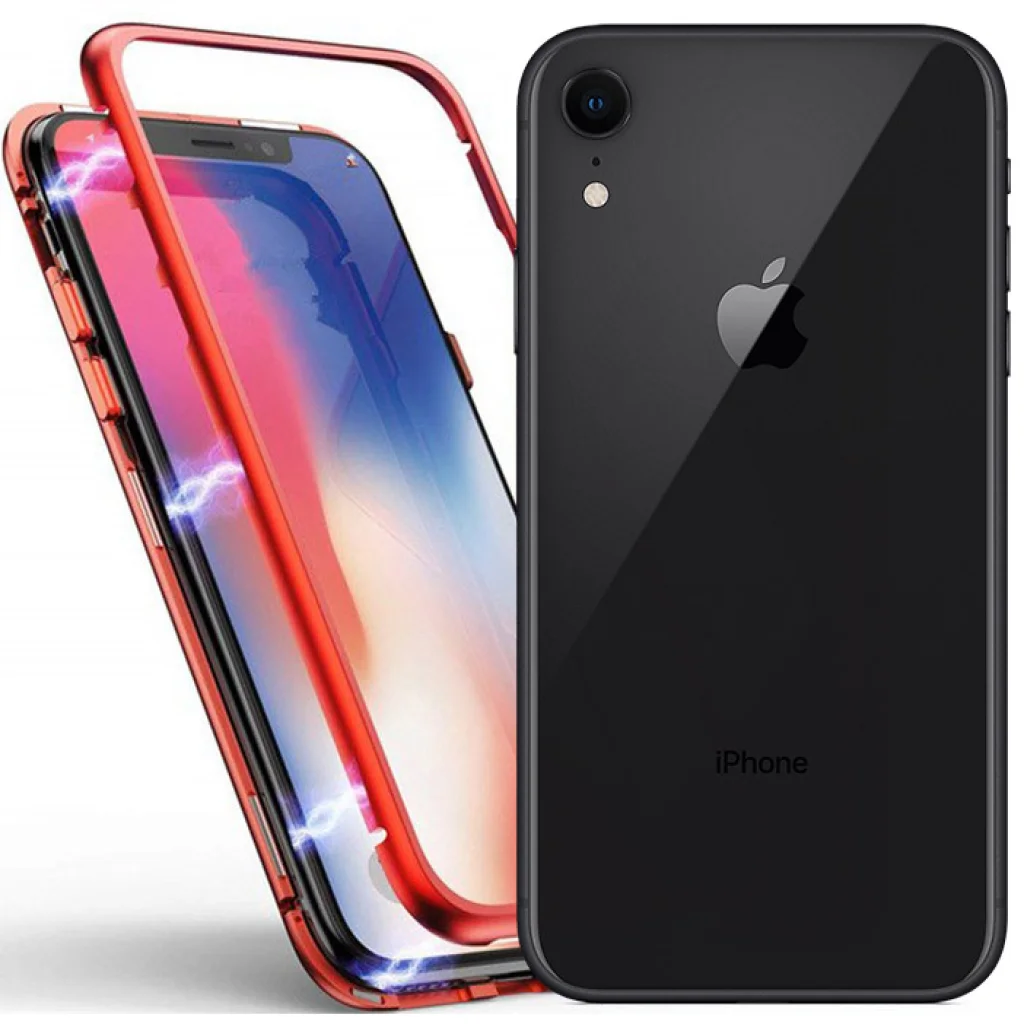 Чехол Apple iPhone XR Metal Magnetic Case Red