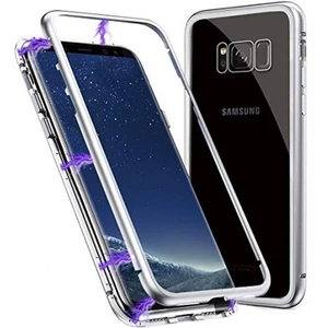 Чохол Samsung Galasy S8 Plus SM-G955 Metal Magnetic Case Silver
