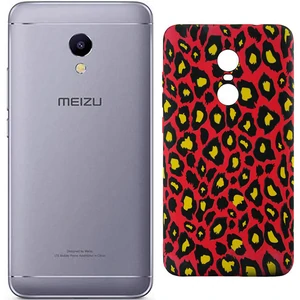Цвет: Розовый - Чехол Meizu M5s Inavi Gallery Silicone Case (07) Spotty Pink