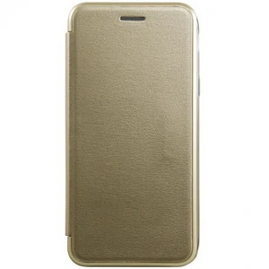 Чехол-книжка Metall Wallet Gold для Samsung J330 Galaxy J3 2017