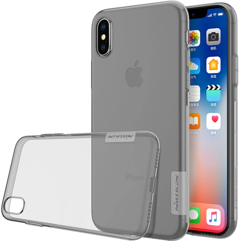 Чохол Nillkin Nature TPU Case Grey для iPhone X