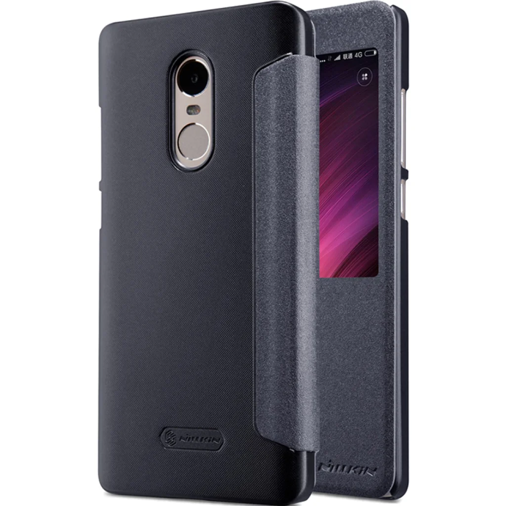 Чохол Nillkin Sparkle Leather Case Black для Xiaomi Redmi Note 4x