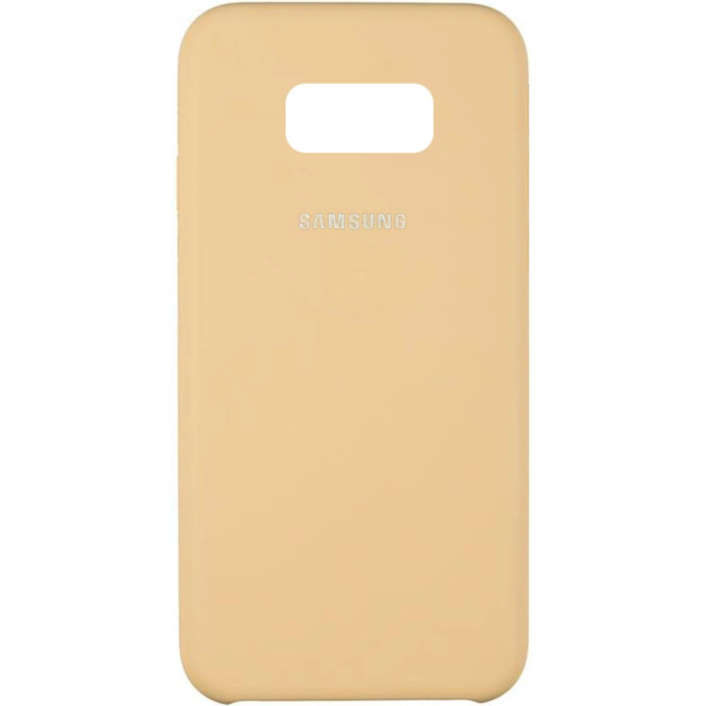 Чохол Samsung G955 Galaxy S8 + Silicone Original Soft Case Gold
