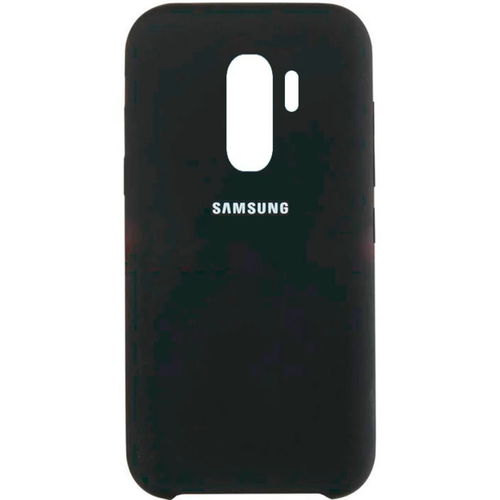 Чохол Samsung G965 Galaxy S9 + Silicone Original Soft Case Black