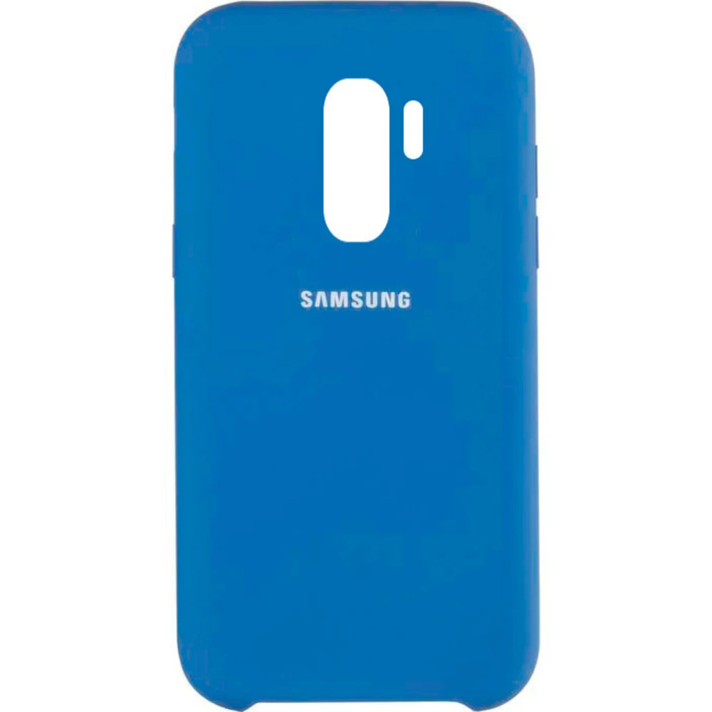 Чохол Samsung G965 Galaxy S9 + Silicone Original Soft Case Dark Blue