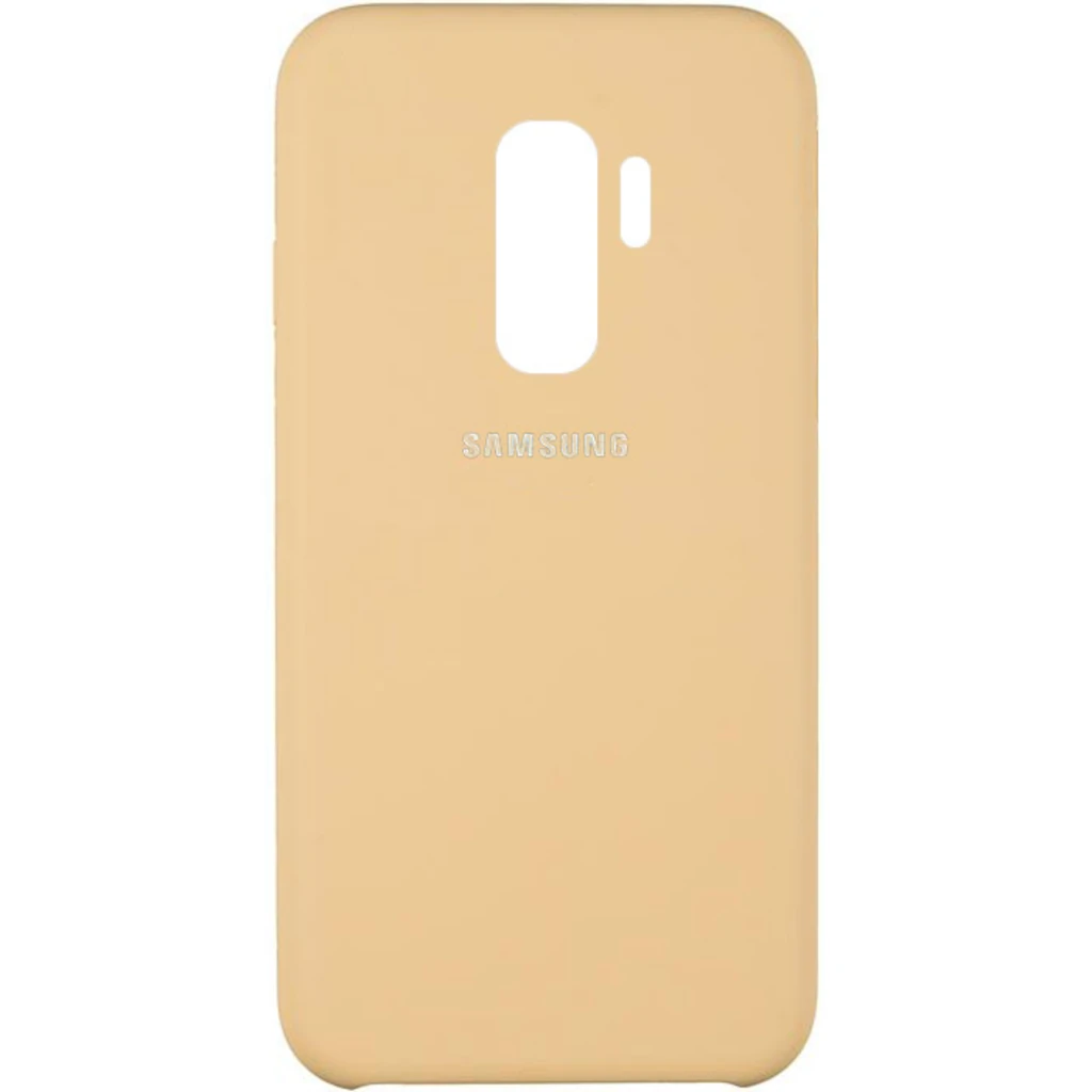 Чехол Samsung G965 Galaxy S9+ Silicone Original Soft Case Gold