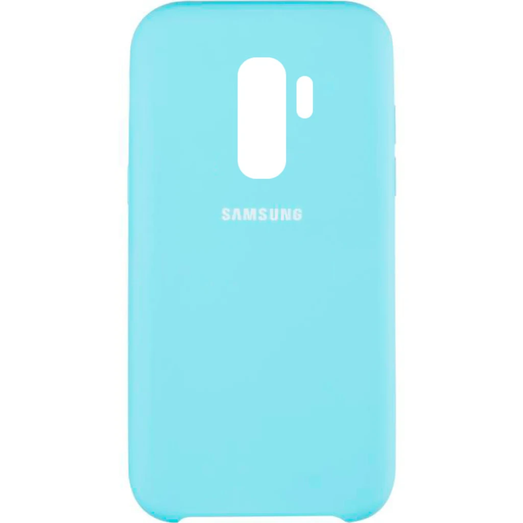 Чохол Samsung G965 Galaxy S9 + Silicone Original Soft Case Light Blue