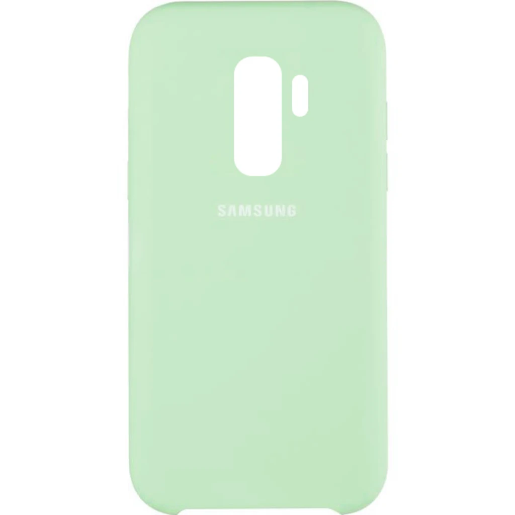 Чехол Samsung G965 Galaxy S9+ Silicone Original Soft Case Light Green