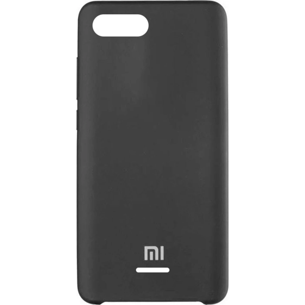 Чехол Xiaomi Redmi 6a Silicone Original Soft Case Black