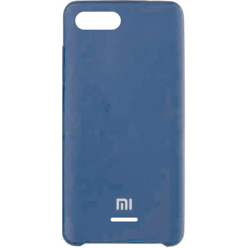 Чехол Xiaomi Redmi 6a Silicone Original Soft Case Dark Blue