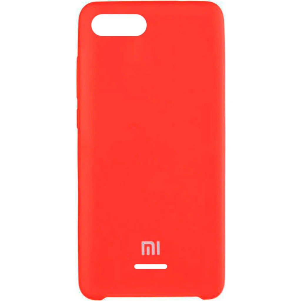 Чехол Xiaomi Redmi 6a Silicone Original Soft Case Red