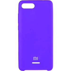Чехол Xiaomi Redmi 6a Silicone Original Soft Case Violet