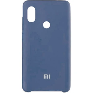 Цвет: Синий - Чехол Xiaomi Redmi 6 Pro, Xiaomi Mi A2 Lite Silicone Original Soft Case Dark Blue