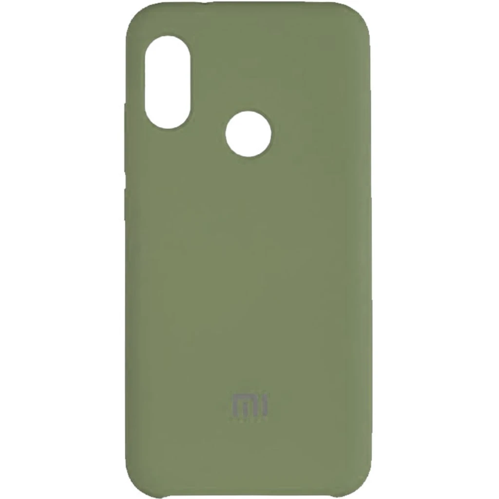 Чехол Xiaomi Redmi 6 Pro, Xiaomi Mi A2 Lite Silicone Original Soft Case Olive Green