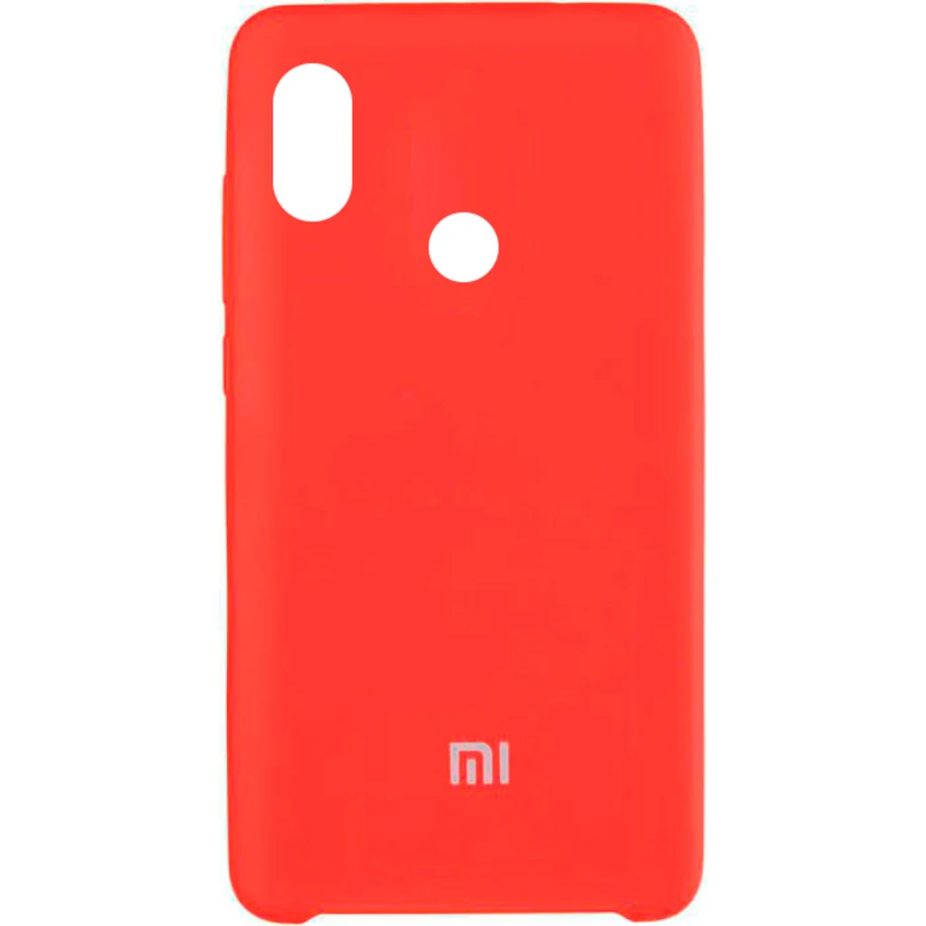 Чехол Xiaomi Redmi 6 Pro, Xiaomi Mi A2 Lite Silicone Original Soft Case Red