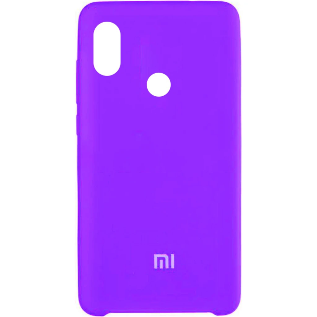 Чехол Xiaomi Redmi 6 Pro, Xiaomi Mi A2 Lite Silicone Original Soft Case Violet