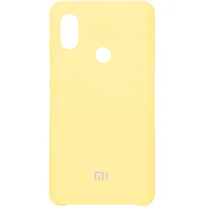Чехол Xiaomi Redmi 6 Pro, Xiaomi Mi A2 Lite Silicone Original Soft Case Yellow