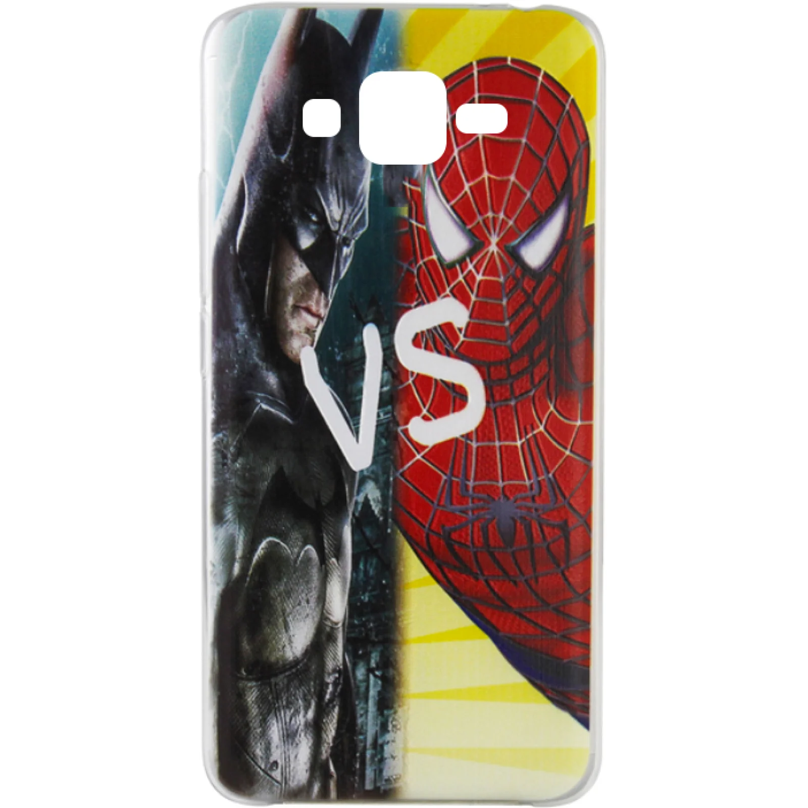 Накладка Photo Silicon Batman vs Spiderman для Samsung Galaxy Grand Prime G530/G531