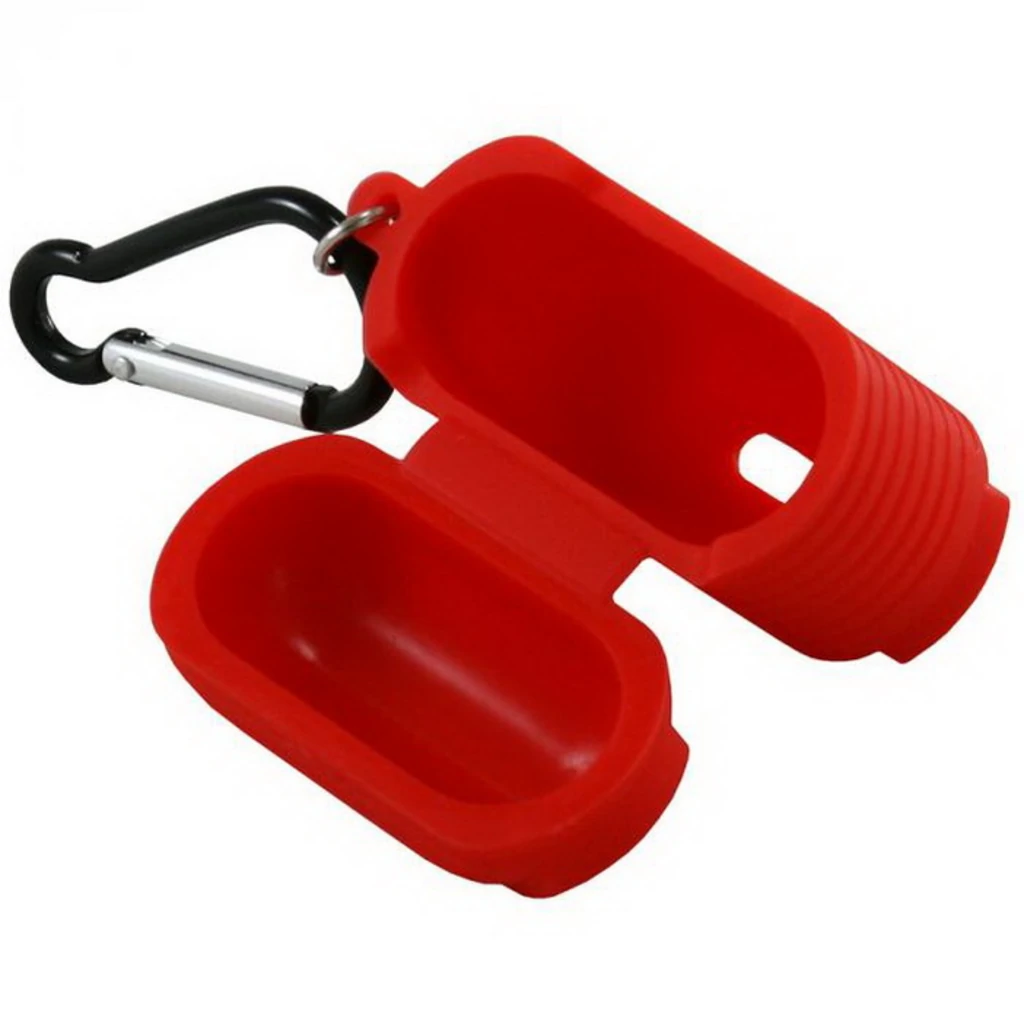 Чохол Apple AirPods Piblue Ribbed Belt Clip Silicone Case Red