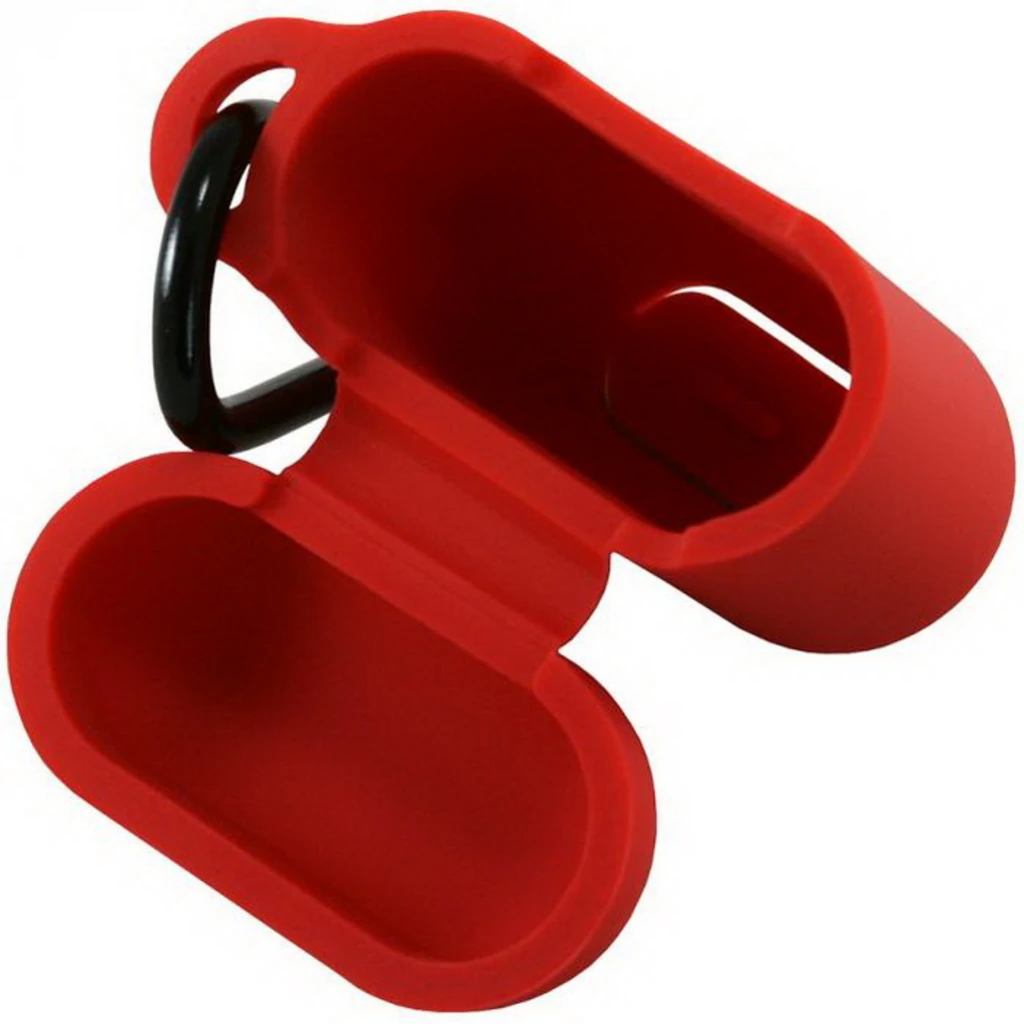 Чохол Apple AirPods Piblue Smooth Belt Clip Silicone Case Red