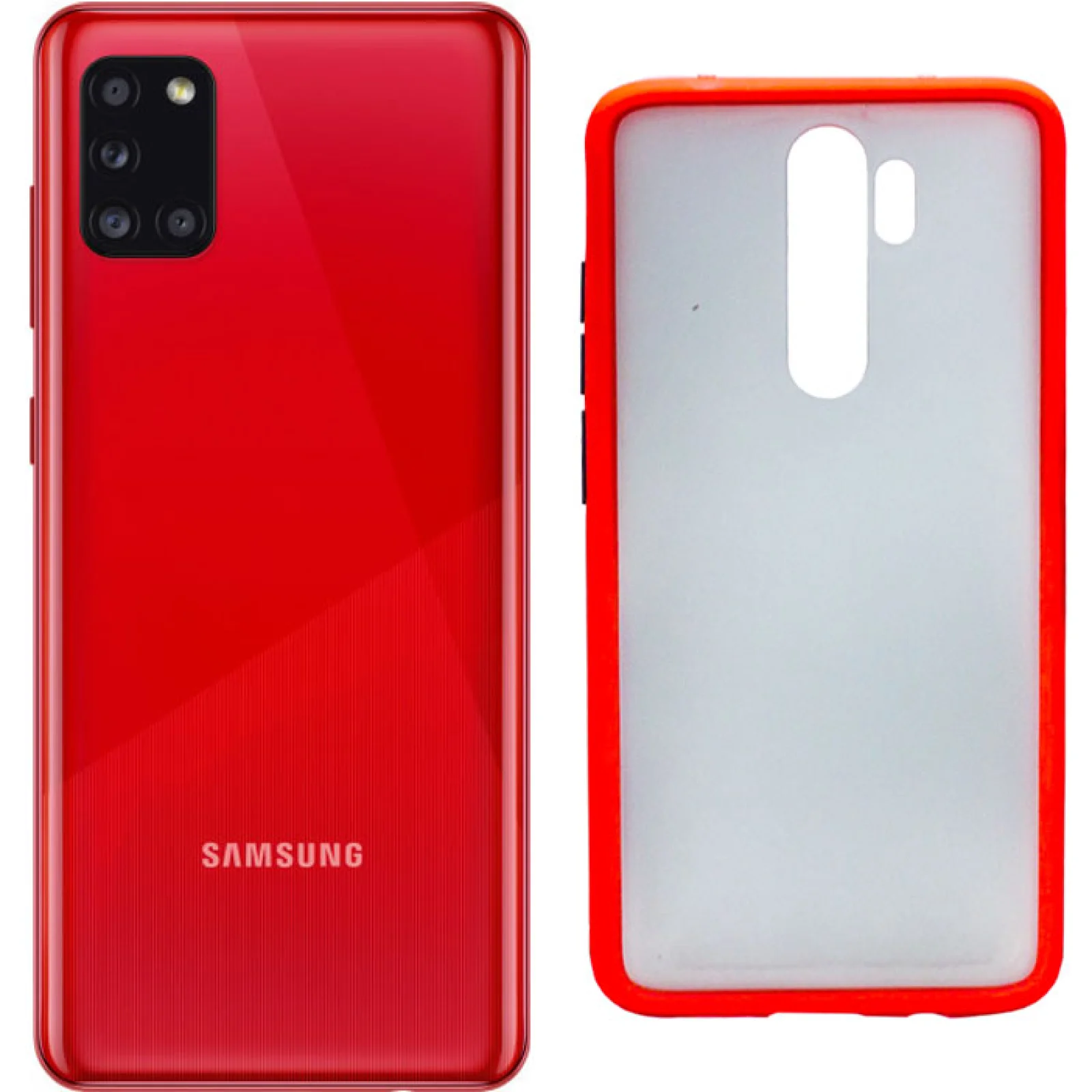 Чохол Samsung Galaxy A31 (SM-A315) MATT Case Red