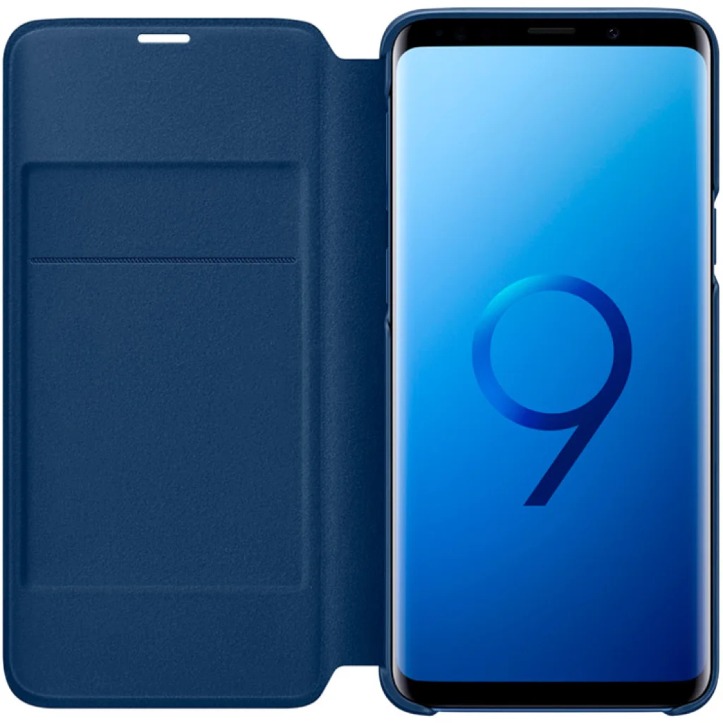 Чехол Samsung LED View Cover Blue для Samsung G960 Galaxy S9 (EF-NG960PLEGRU)