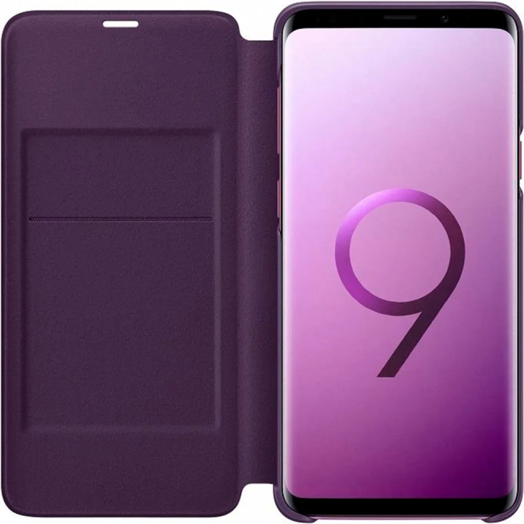 Чехол Samsung LED View Cover Orchid Gray для Samsung G960 Galaxy S9 (EF-NG960PVEGRU)