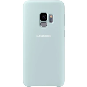 Цвет: Голубой - Чехол Samsung Silicone Cover Blue для Samsung G960 Galaxy S9 (EF-PG960TLEGRU)