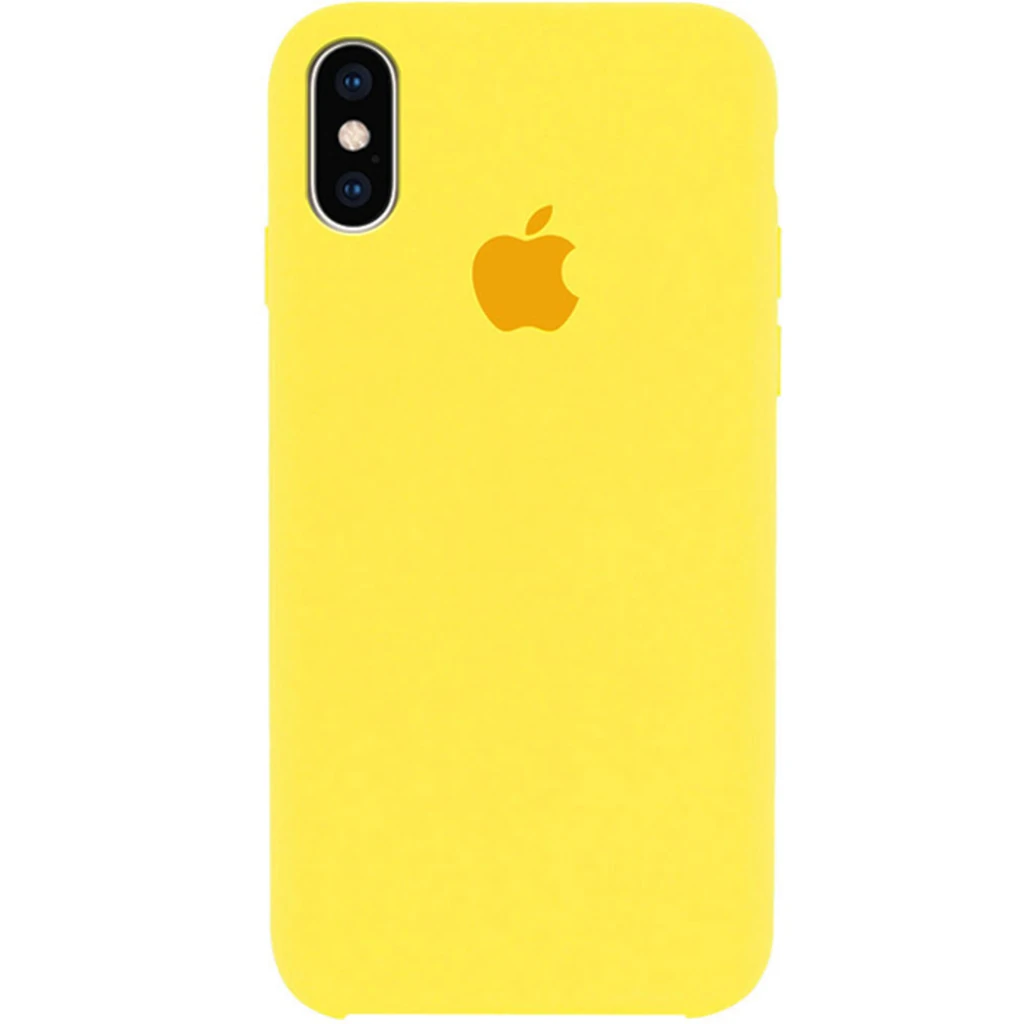 Чехол Apple iPhone X Silicone Case Lemonade (HQCo)