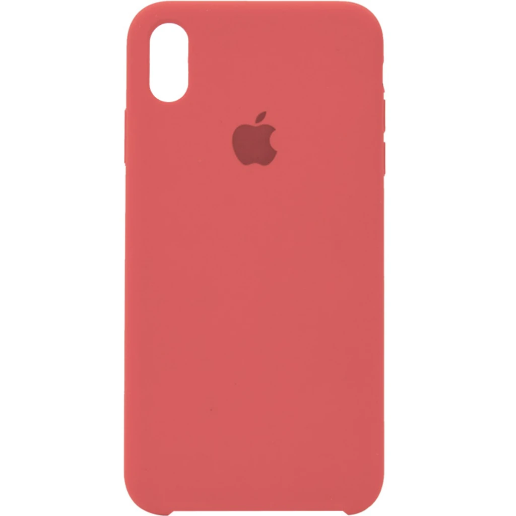 Чехол Apple iPhone X Silicone Case Raspberry Red (HQCo)